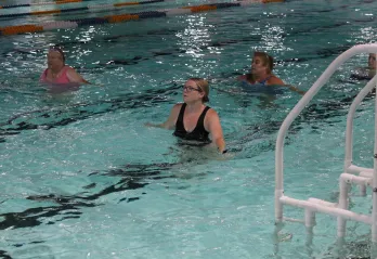 Water Exercise class at the Cranford YMCA