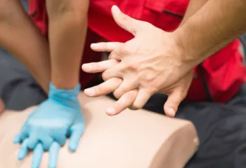 CPR training and demonstration