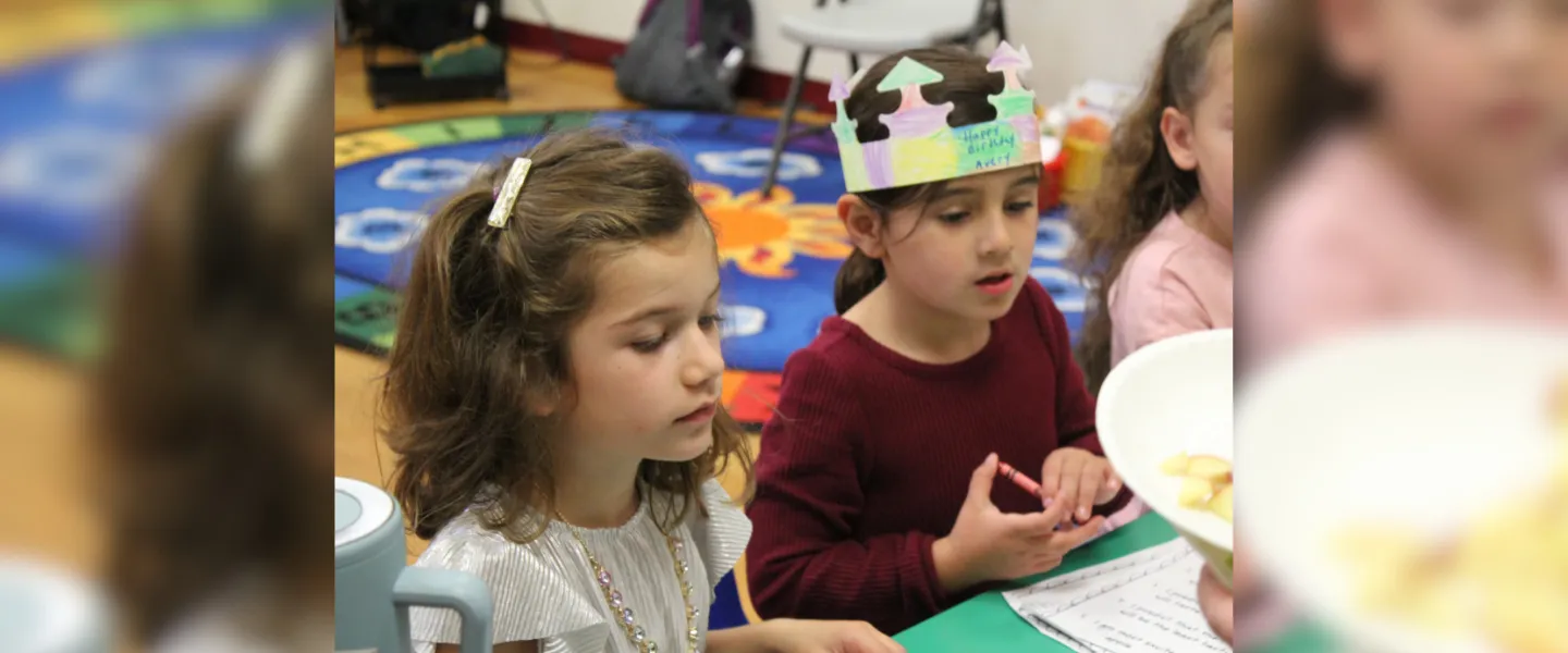 Children learning about nutrition