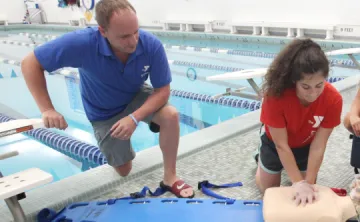 Lifeguard Training in Wallace Pool